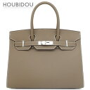 \最大3万円割引クーポン数量限定5/1-5/3/ エルメス HERMES ハンドバッグ バーキン30 セリエ 外縫い ヴォーエプソン エトゥープ シルバー金具 ...