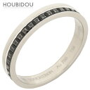 ブシュロン BOUCHERON リング 指輪 キャトル ブラック ハーフ K18WG ブラックPVD ホワイトゴールドXブラック #T58(JP18) 18K 750 18金 17号 JAL00206 【箱】【中古】
