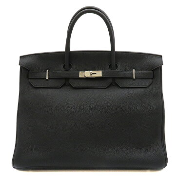 エルメス HERMES バーキン40 ハンドバッグ トゴ ブラック 新品 未使用 シルバー金具 Z刻印(2021年製) メンズ 【保存袋】定番 人気 美品 【中古】