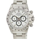 ロレックス ROLEX コスモグラフ デイトナ 16520 U番 白 トリチウム メンズ 腕時計自動巻き ホワイト 【中古】