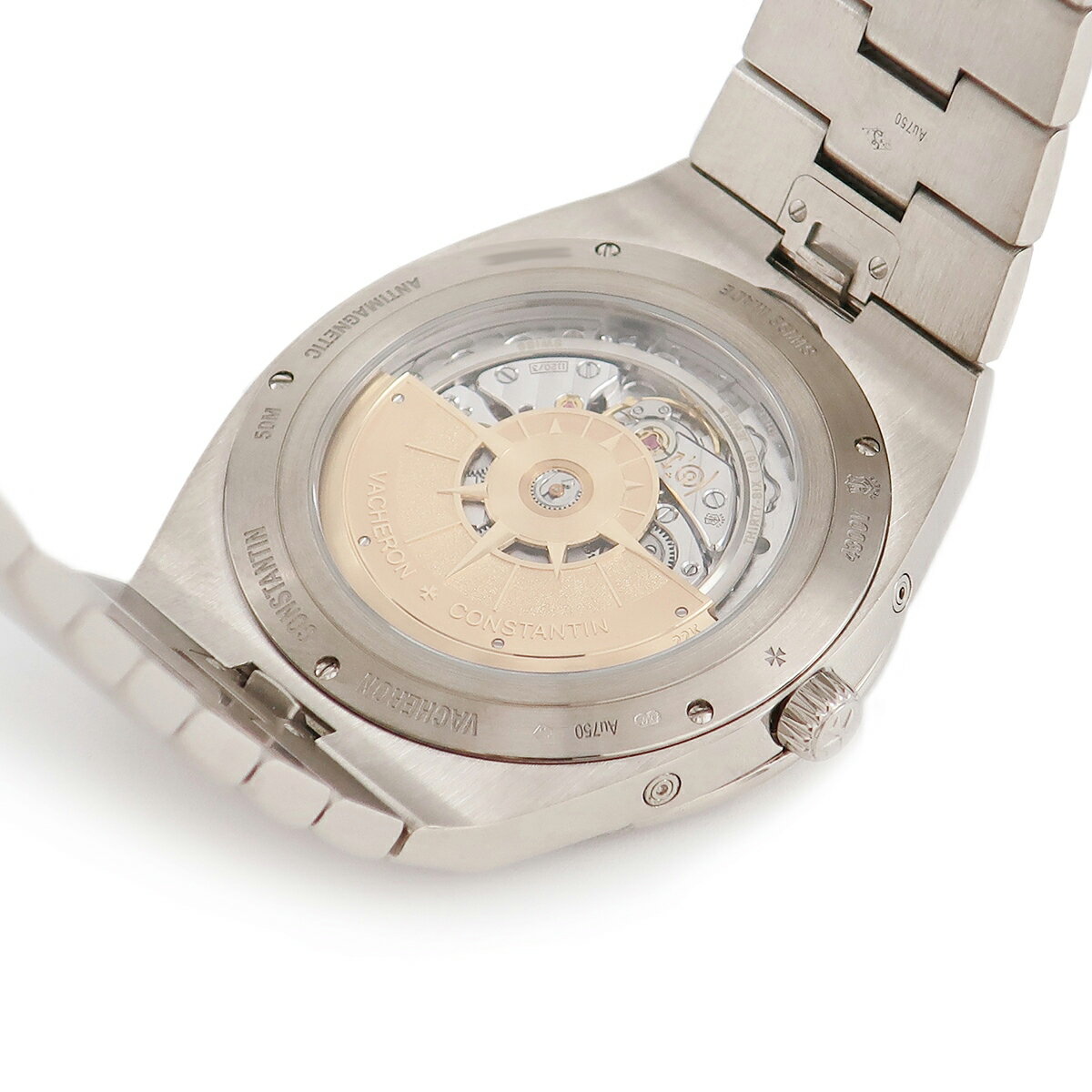 ヴァシュロン・コンスタンタン VACHERON CONSTANTIN オーヴァーシーズ パーペチュアル 4300V/120G-B102 K18WG無垢 薄型 メンズ 腕時計自動巻き グレー 【中古】