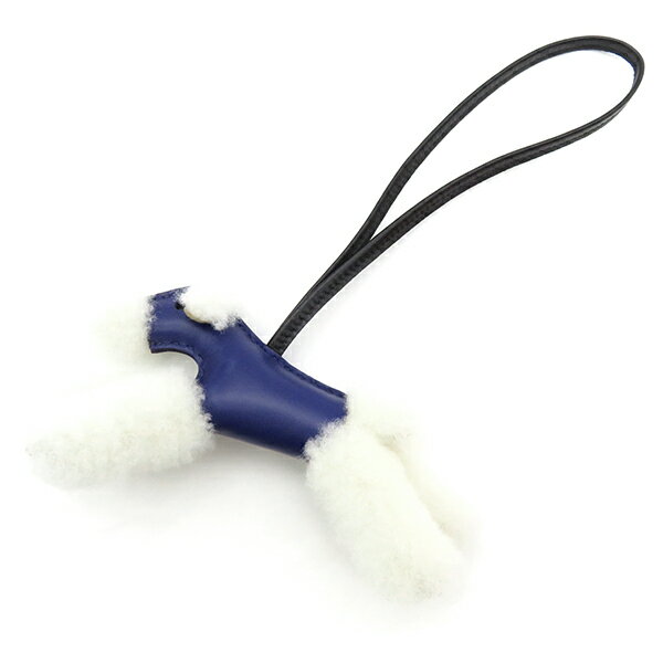 エルメス HERMES バディ バッグチャーム ムートン アニューミロ ブルーサフィール U刻印(2022年製) レディース 【箱】 【中古】のサムネイル