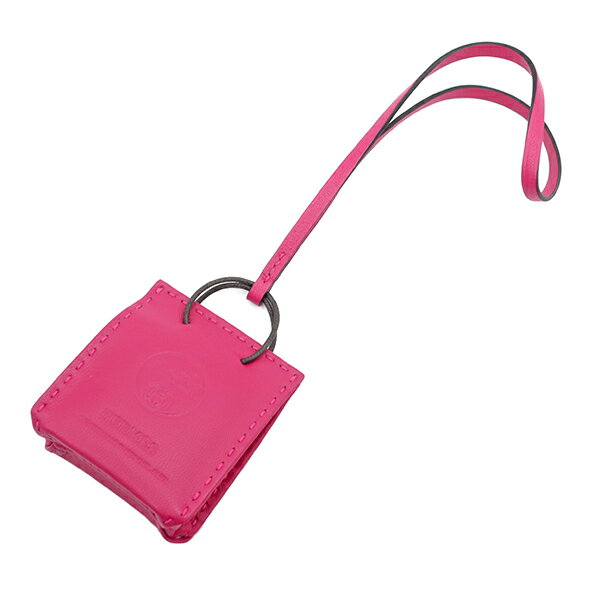 エルメス HERMES サックオランジュ バッグチャーム アニョーミロ スイフト ローズメキシコ バッグモチーフ Y刻印(2020年製) レディース定番 人気 美品 【中古】のサムネイル