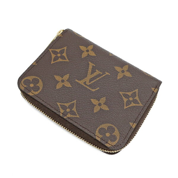 ルイヴィトン LOUIS VUITTON コインケース ジッピーコインパース モノグラム ゴールド金具 M60067 メンズ レディース ユニセックス 定番 人気 美品【箱】 【中古】