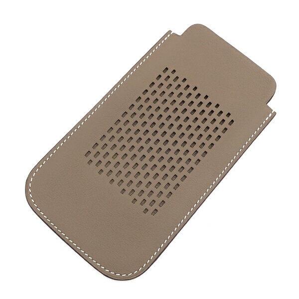 エルメス HERMES iPhoneケース スマホケース 小物 ヴォースイフト エトゥープ グレージュ □R刻印 メンズ レディース ユニセックス 【箱】定番 人気 美品 【中古】のサムネイル