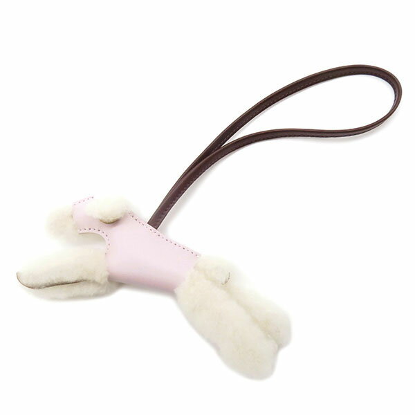 エルメス HERMES バディ バッグチャーム ムートン アニューミロ モーヴペールXルージュセリエ 新品 未使用 U刻印(2022年製) レディース 【箱】 【中古】のサムネイル