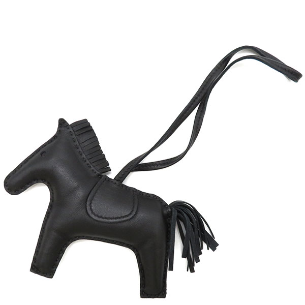 【10%OFFセール &最大3万円割引クーポン】 エルメス HERMES ロデオMM バッグチャーム アニューミロ ソーブラック 馬モチーフ 黒 A刻印 レディース 【箱】定番 人気 美品 【中古】のサムネイル