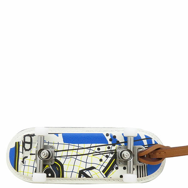 エルメス HERMES フィンガースケートボード バッグチャーム シェーブル ヴォースイフト ブラック×マルチカラー 新品 未使用 黒 U刻印(2022年製) レディース 【箱】 【中古】のサムネイル