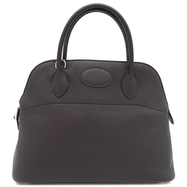 エルメス HERMES ボリード31 2WAYバッグ トリヨンクレマンス プリュノワール 黒紫 濃茶 シルバー金具 T刻印 レディース 【箱】定番 人気 美品 【中古】のサムネイル