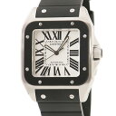 カルティエ Cartier サントス100 LM W20121U2 ローマン 角型 メンズ 腕時計自 ...