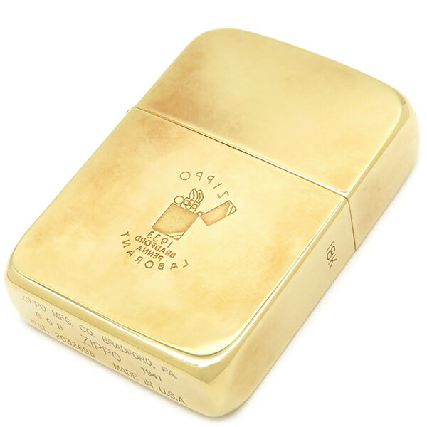 ZIPPO ライター LABORANT 1933 Bradford Penna 70周年記念 1941レプリカ GGB300リミテッド K18YG ゴー..