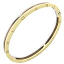 ブルガリ BVLGARI バングル ビーゼロワン B-zero1 パーフェクトミスティック バングル K18YG K18WG K18PG スリーカラ― ML【中古】