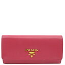 【最大3万円割引クーポン数量限定 5/1限定PT2倍】 プラダ PRADA チェーンウォレット チェーンショルダーバッグ 3WAY ヴィッテロムーブ ペオニア ゴールド金具 斜め掛け 1BP290【中古】