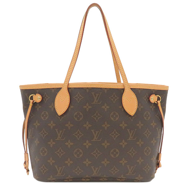 ルイヴィトン LOUIS VUITTON トートバッグ ネヴァーフル PM モノグラムキャンバス モノグラム ゴールド金具 茶 旧型 M40155 VI5110 【保存袋】【中古】