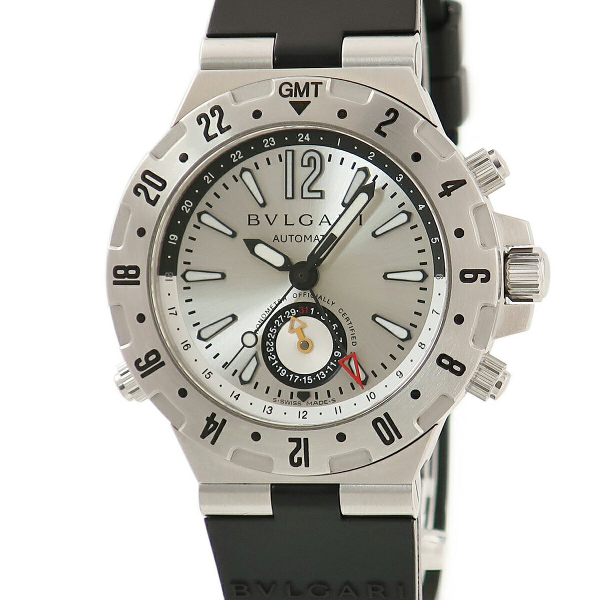 ブルガリ BVLGARI ディアゴノ プロフェッショナル GMT GMT40S GMT40C5SVD ...