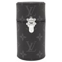 楽天HOUBIDOU 心斎橋店ルイヴィトン LOUIS VUITTON 小物 トラベルケース （100ML） モノグラムエクリプスキャンバス モノグラムエクリプス シルバー金具 茶 香水ケース LS0207 RFID【中古】