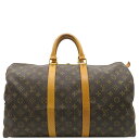 ルイヴィトン LOUIS VUITTON ボストンバッグ キーポル45 モノグラムキャンバス モノグラム ゴールド金具 茶 鍵 カデナ欠品 M41428 SP1916【中古】