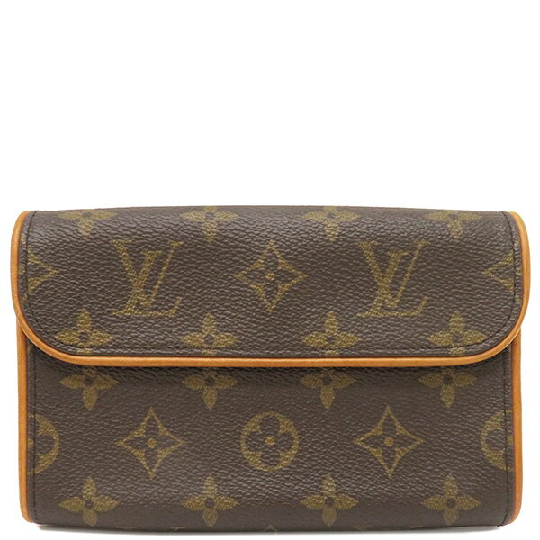 ルイヴィトン LOUIS VUITTON ウエストバッグ ポシェット フロランティーヌ モノグラムキャンバス モノグラム ゴールド金具 ウエストポーチ 茶 M51855 FL0061 【保存袋】【中古】