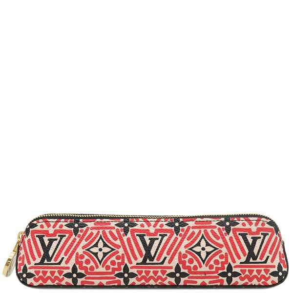 ＼10%OFFセール &最大3万円割引クーポン(1/1-1/3限定)／ ルイヴィトン LOUIS VUITTON ペンケース トゥルース エリザベット コーティングキャンバス レッド×ブラック ゴールド金具 白 黒 赤 モノグラム 新品 未使用 GI0498 SN3290 【箱】【中古】
