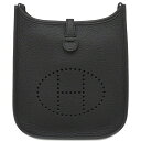 【最大3万円割引クーポン数量限定 5/3まで】 エルメス HERMES ショルダーバッグ エヴリンTPM トリヨンクレマンス ブラック シルバー金具 新品 未使用 黒 W刻印（2024年製） 【箱】【中古】