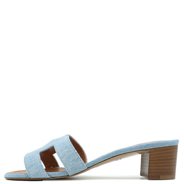 エルメス HERMES サンダル サンダル オアジス デニム ブルークレール 36 #36 H型 デニム 新品 未使用 H211250Z BC360【中古】のサムネイル