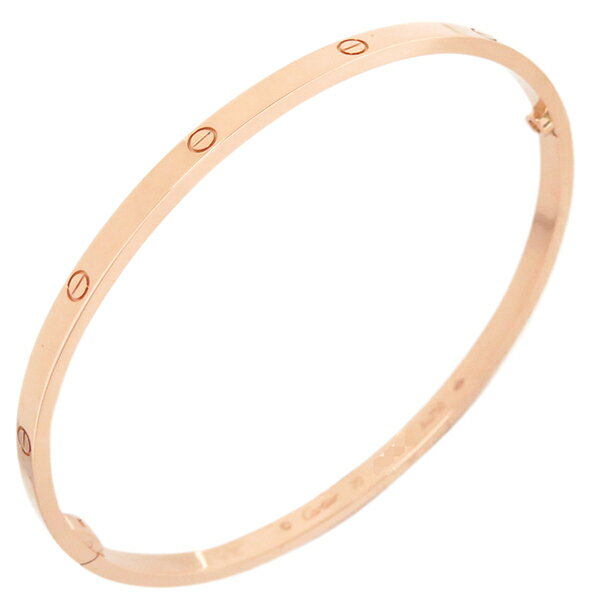 カルティエ Cartier ブレスレット LOVE ラブブレス SM K18PG ピンクゴールド #20 750 18K 18金 RG ローズゴールド B6047320 【修理証明書】【中古】のサムネイル