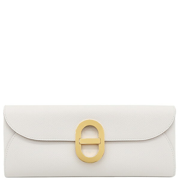 エルメス HERMES 長財布 シェーヌダンクル トゥーゴー ヴォーエプソン グリペール ゴールド金具 新品 未使用 白 ショルダー B刻印（2023年製） 【箱】【中古】のサムネイル