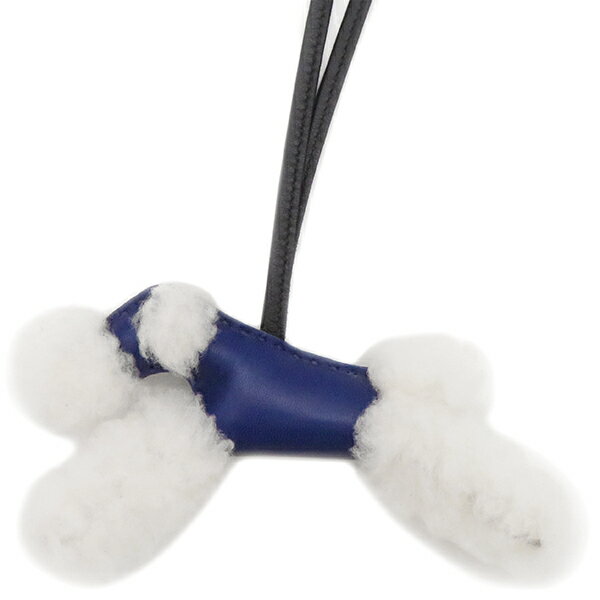 エルメス HERMES バッグチャーム バディ ムートン アニューミロ ブルーサフィール 新品 未使用 紺 Z刻印 【箱】【中古】のサムネイル