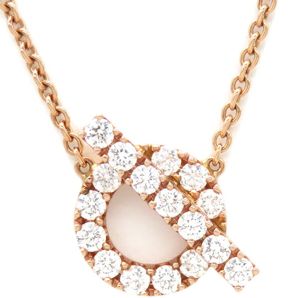 エルメス HERMES ネックレス フィネス ダイヤ K18PG ダイヤモンド ピンクゴールド H219315B 【ケース】【中古】のサムネイル