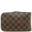 \最大3万円割引クーポン数量限定5/1-5/3/ ルイヴィトン LOUIS VUITTON ボディバッグ ジェロニモス ダミエキャンバス ダミエエベヌ ゴールド...