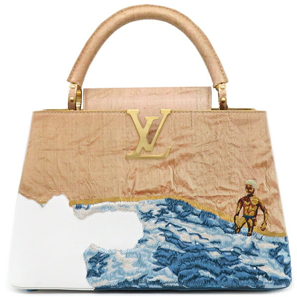 ＼最大3万円割引クーポン 数量限定／ ルイヴィトン LOUIS VUITTON 2WAYバッグ アーティー カプシーヌ ビリー・ザンゲワ レザー 刺繍 ブラウンXマルチカラー ゴールド金具 200個限定 2023年 076/200 【箱】【中古】