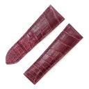 \最大3万円割引クーポン数量限定5/1-5/3/ カルティエ Cartier 純正 替え クロコ バンド ベルト ストラップ ショート丈 Dバックル用 23mm...
