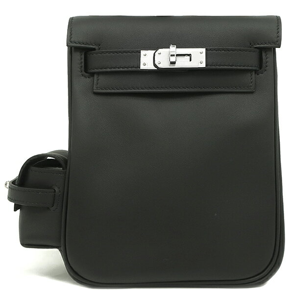 エルメス HERMES リュック・デイパック ケリージャンプ スイフト ブラック シルバー金具 黒 W刻印（2024年製） 【箱】【中古】のサムネイル