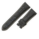 \最大3万円割引クーポン数量限定5/1-5/3/ パネライ PANERAI 未使用 純正 替え クロコ ベルト 尾錠用 バンド ストラップ 26mm ブラック ...