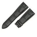 \10%OFFセール 最大3万円割引クーポン/ ピアジェ PIAGET 純正 替え クロコ ベルト バンド ストラップ 26mm ブラック 黒 メンズ 腕時計 ...