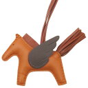 \最大3万円割引クーポン数量限定5/1-5/3/ エルメス HERMES バッグチャーム ロデオPM ペガサス アニューミロ パンデピス×シエンヌ×モカ 茶 こ...