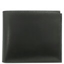 エルメス HERMES 二つ折り財布 コンパクト ウォレット レザー ブラック ゴールド金具 黒 ○W刻印【中古】(4)