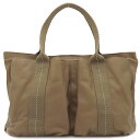 エルメス HERMES 2WAYバッグ キャラバン ホリゾンタルMM ヴォーデルマ カーキ シルバー金具 ショルダー 【中古】
