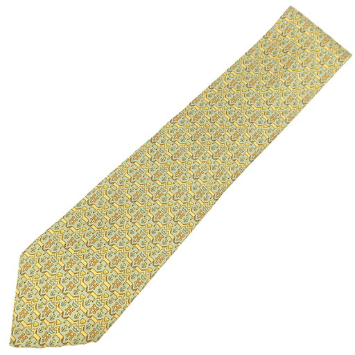 \全品PT2倍day 5/1限定 &最大3万円割引クーポン数量限定5/1-5/3/ エルメス HERMES ネクタイ 馬柄 9cm シルク カーキ×イエロー 緑 黄色 ホース H ハート 【箱】【中古】 \全品PT2倍day 5/1限定 &最大3万円割引クーポン数量限定5/1-5/3/ エルメス HERMES ネクタイ 馬柄 9cm シルク カーキ×イエロー 緑 黄色 ホース H ハート 【箱】【中古】