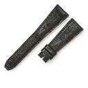 \最大3万円割引クーポン数量限定5/1-5/3/ ピエールクンツ PIERREKUNZ 純正 替え 予備 クロコ ベルト ストラップ バンド 20mm 黒 ブラ...