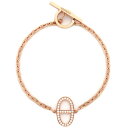 \最大3万円割引クーポン数量限定5/1-5/3/ エルメス HERMES ブレスレット シェーヌダンクル コントゥール K18PG ピンクゴールド ST H12...
