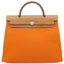 \最大3万円割引クーポン数量限定5/1-5/3/ エルメス HERMES 2WAYバッグ エールバッグジップPM 31 トワルオフィシエ ヴァッシュハンター オ...