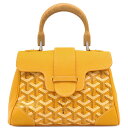 \最大3万円割引クーポン5/1-5/3/ ゴヤール GOYARD 2WAYバッグ サイゴン ミニ ソフトバッグ カーフ ウッド ゴヤールディンキャンバス JAU...