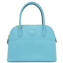 \全品PT2倍day 5/1限定 &最大3万円割引クーポン数量限定5/1-5/3/ エルメス HERMES 2WAYバッグ ボリード27 ヴォーエプソン ブルー...