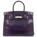 \全品PT2倍day 5/1限定 &最大3万円割引クーポン数量限定5/1-5/3/ エルメス HERMES ハンドバッグ バーキン30 ポロサス アメジスト シ...