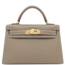 \全品PT2倍day 5/1限定 &最大3万円割引クーポン数量限定5/1-5/3/ エルメス HERMES 2WAYバッグ ミニケリードゥ 外縫い ヴォーエプソ...