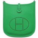 \最大4万円割引クーポン 数量限定/ エルメス HERMES ショルダーバッグ エヴリンTPM アマゾン トリヨンクレマンス バンブー シルバー金具 緑 T刻印 【保存袋】【中古】
