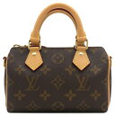 \最大3万円割引クーポン数量限定/ ルイヴィトン LOUIS VUITTON 2WAYバッグ ナノ スピーディ モノグラムキャンバス モノグラム ゴールド金具 ...