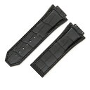 \最大3万円割引クーポン数量限定5/1-5/3/ ウブロ HUBLOT キングパワー ビッグバン ウニコ 701用 クロコ×ラバーバンド 純正 替え ベルト ス...