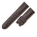 \最大3万円割引クーポン数量限定5/1-5/3/ パネライ PANERAI 新品同様 純正 替え クロコ ベルト 尾錠用 バンド ストラップ 24mm ブラウン...